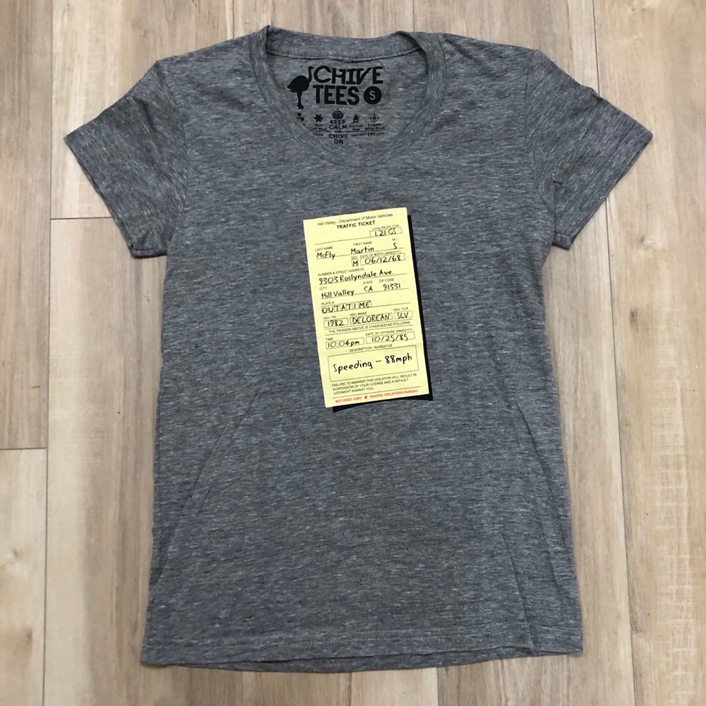 Back to the Future tee